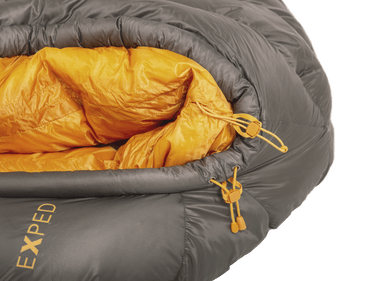 Ultra Sleepingbag Series draft collar closure