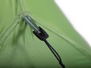 Detail Tent Lyra Extreme fly tie out
