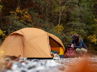 Camping with the Vega tent
