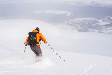 skitouring downhill