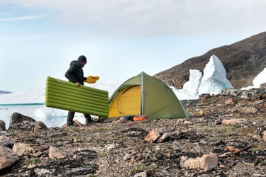 Wild Camping with Ultra Sleeping Mat and Orion Tent