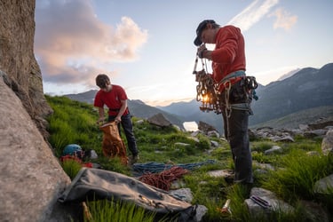 In Use Image Climbing Backpack