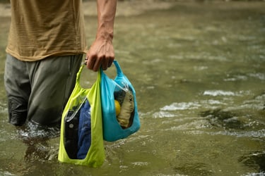 Drybag Versa Clear river