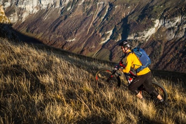 mountain biking