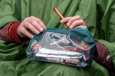 Storage Cube Clear in use