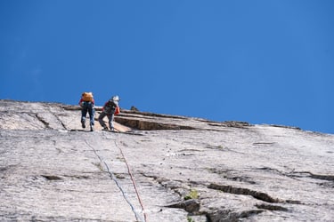 In Use Image Climbing Rock