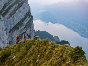 In Use Image Backpack Skyline Hiking