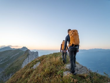 In Use Image Backpack Skyline Hiking