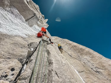 Climbing Meru Peak