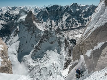 Climbing Meru Peak