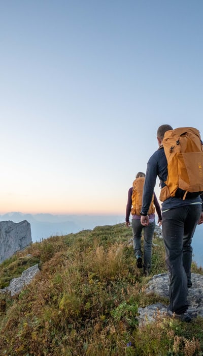 In Use Image Backpack Skyline Hiking