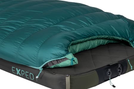 Mat coupled with Sleeping Bag