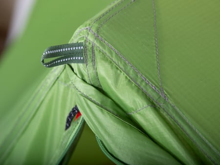 Detail Tent Lyra Extreme reflective tie out loop