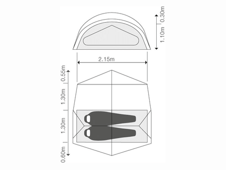 Tent cut