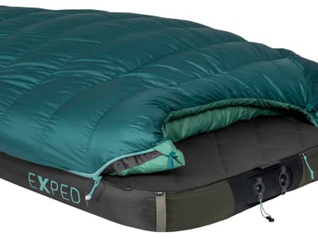 Mat coupled with Sleeping Bag