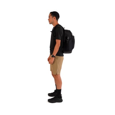 Backpack side view