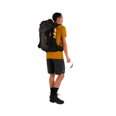 Backpack back view