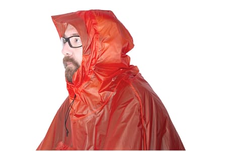 Detail_Daypack Bike Poncho UL Hood