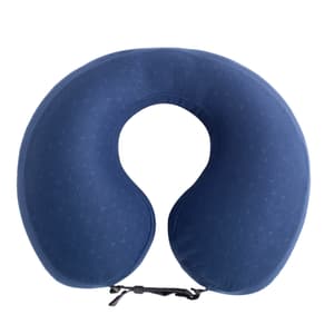 Product Image Neck Pillow Delux navy top view