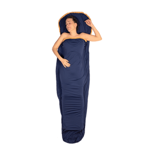 product image Sleepwell Thermolite mummy navy with woman