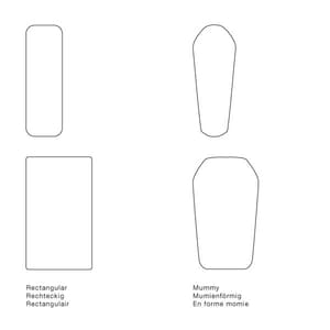 Sizeguide Sleeping Mats