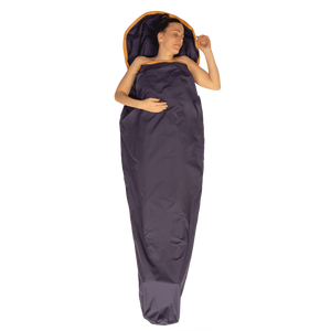 Sleepwell Org. Cotton mummy navy
