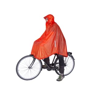 product image Daypack & Bike Poncho UL dark lava - man on a bike